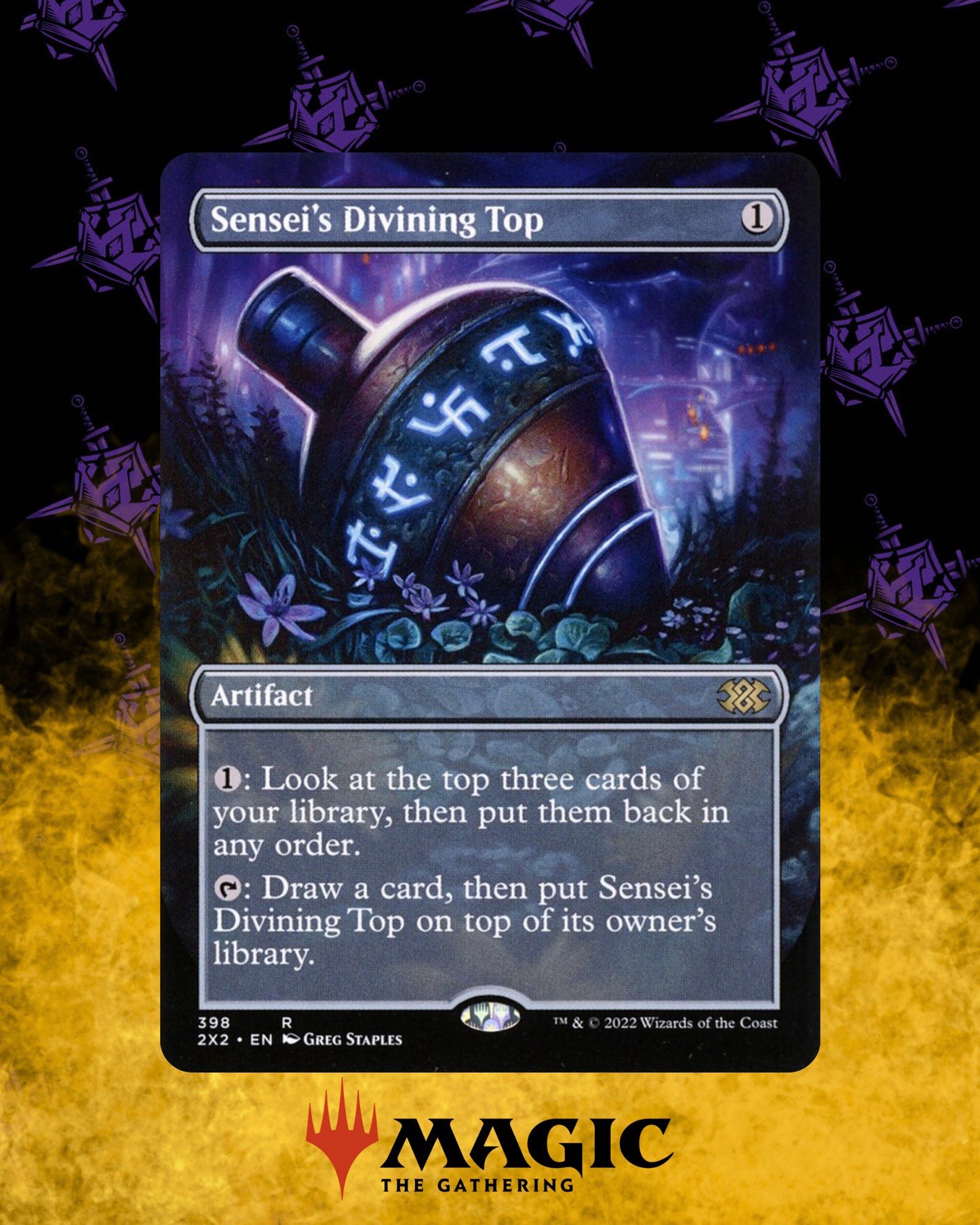 Sensei's Divining Top (Borderless - Foil) - 2X2