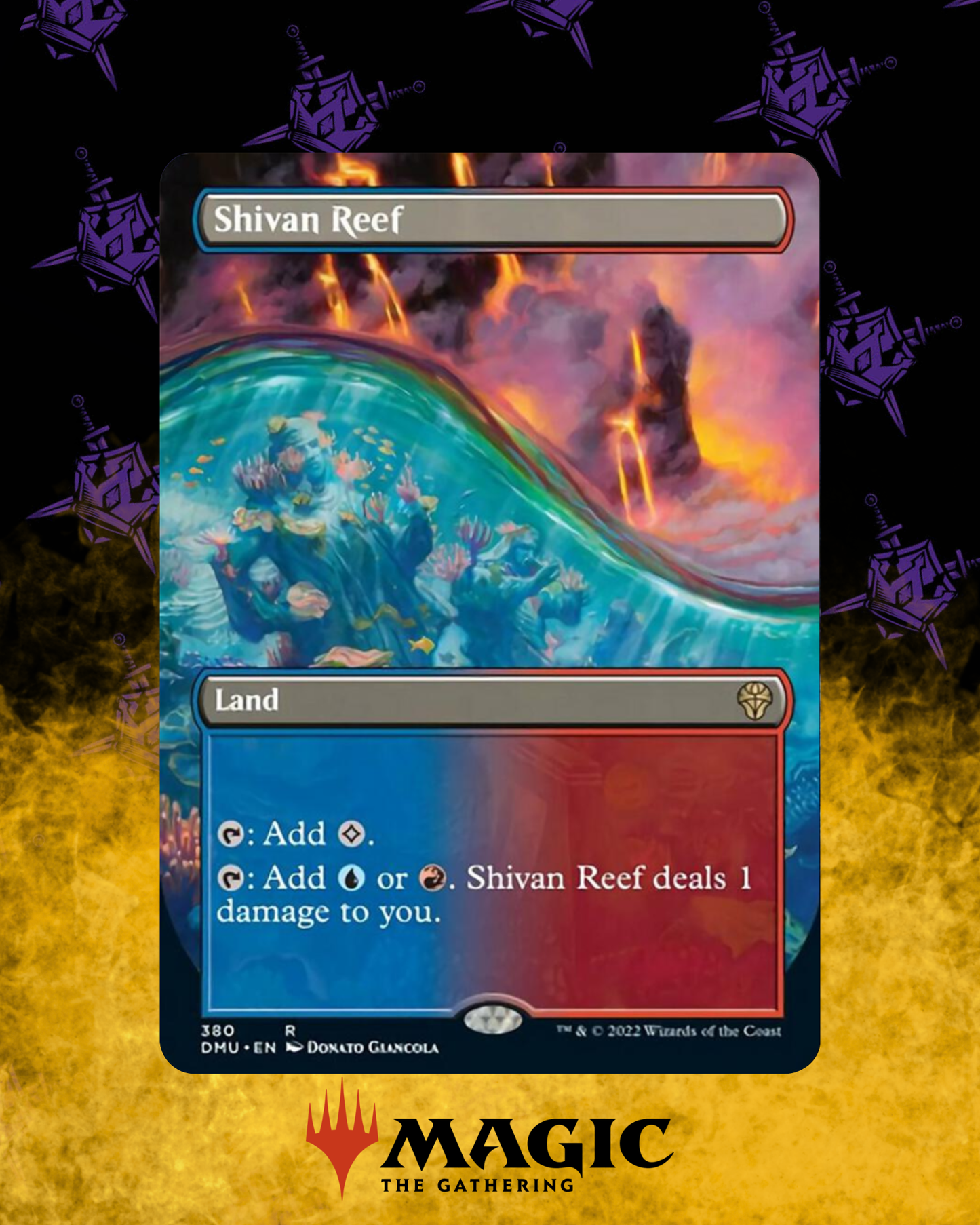 Shivan Reef (Borderless) – Dominaria United (DMU)