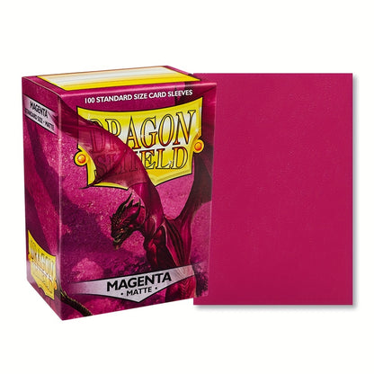 Dragon Shield Matte Sleeves | Magenta 100