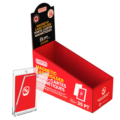 One Touch Magnetic Card Holder – 25 Pack