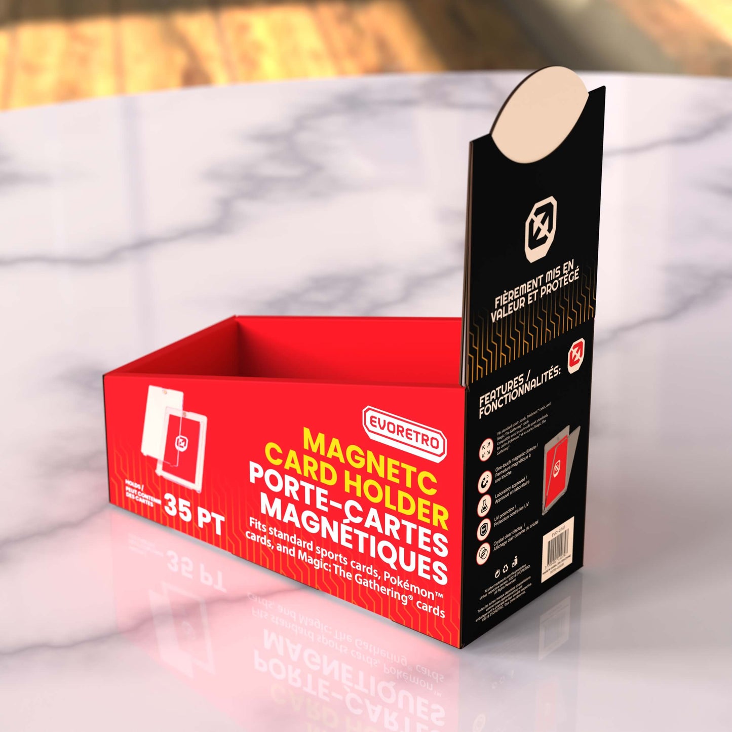 One Touch Magnetic Card Holder – 25 Pack