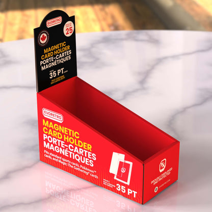 One Touch Magnetic Card Holder – 25 Pack