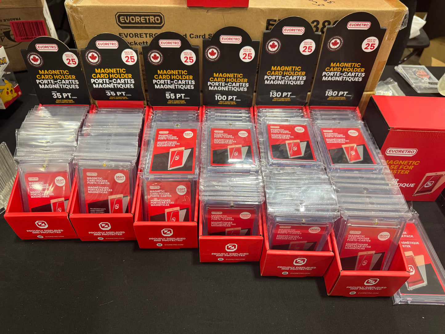 One Touch Magnetic Card Holder – 25 Pack