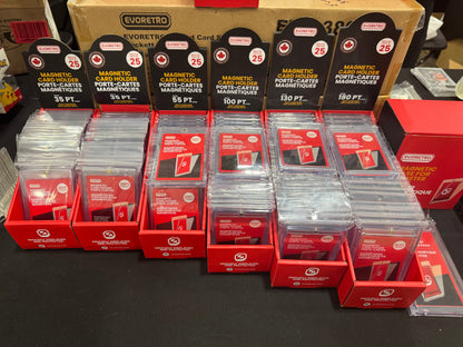 One Touch Magnetic Card Holder – 25 Pack