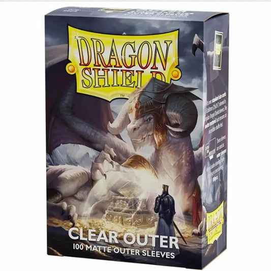 Dragon Shield Outer Sleeves – Matte Clear (100) Standard Size